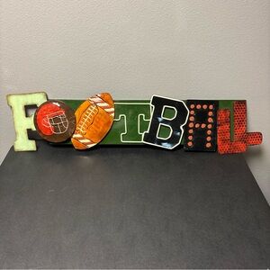 Wall Decor “Football” Sign for Football Lovers, 36”x8.5”